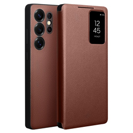 Кожаный чехол с клапаном QIALINO для Samsung Galaxy S25 Ultra