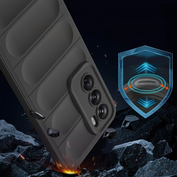 Чехол до Oppo Reno 12 Pro, Gaming Shockproof, чёрный
