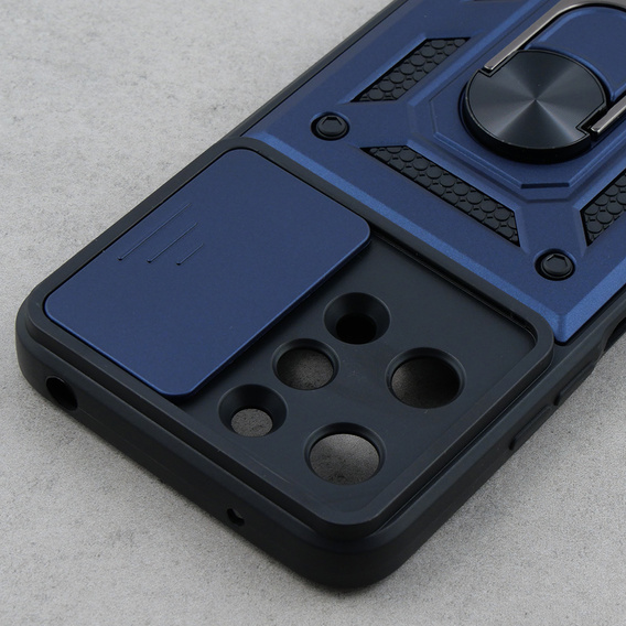 Чохол NOX Camera Slide Xiaomi Redmi 12, CamShield Slide, темно-синій