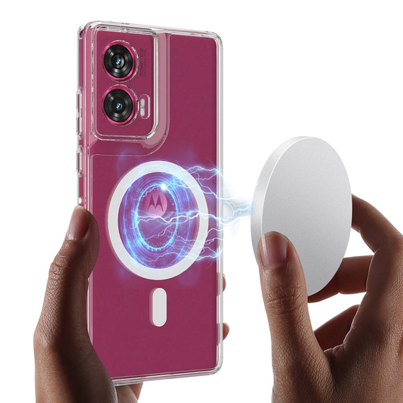 Чехол для Motorola Edge 50 Fusion, гибридный чехол Fusion Hybrid, для MagSafe, прозрачный