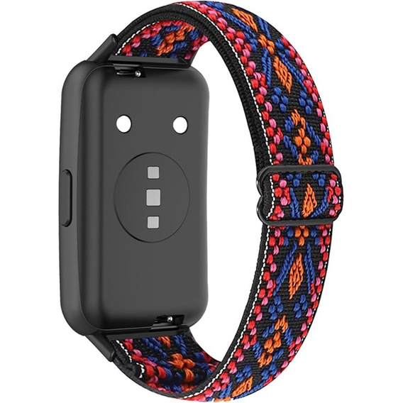 Нейлоновий ремінець BOHO до Huawei Band 7, Pink / Orange