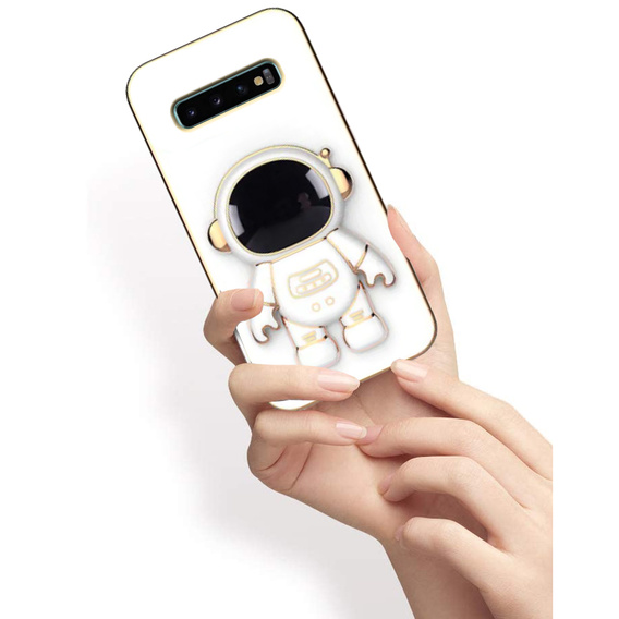 Чoхол до Samsung Galaxy S10 Plus, Astronaut, білий