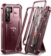 Броньований чохол для Samsung Galaxy S23, Dexnor Full Body (Two Frames), червоний