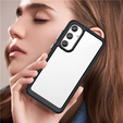 Чехол до Samsung Galaxy A55 5G, Fusion Hybrid, прозрачный / черный