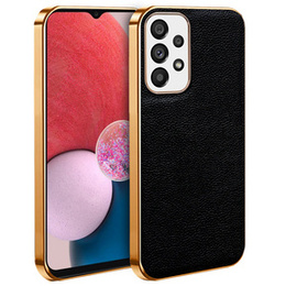 Чoхол до Samsung Galaxy A13 4G, Cowhide Leather, чорний