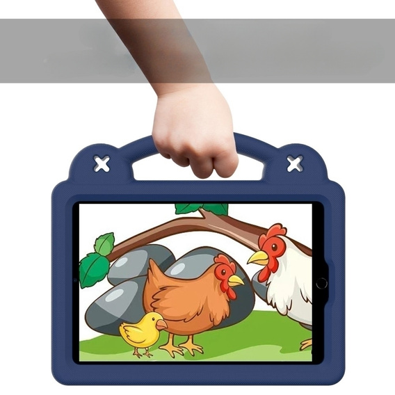 Детский чехол для iPad mini 7.9" 2019/2015/2014/2013/2012 (5/4/3/2/1 gen.), Cute Patterns, с подставкой, темно-синий