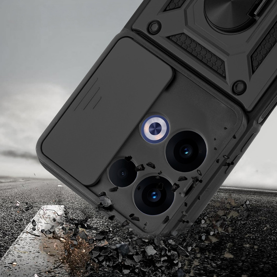Чехол NOX Camera Slide Oppo Reno 13, CamShield Slide, чёрный