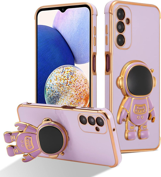 Чехол до Samsung Galaxy M15 5G, Astronaut, фиолетовый