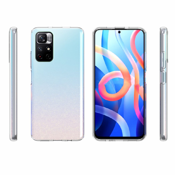 Тонкий корпус для Xiaomi Poco M4 Pro 5G / Redmi Note 11S 5G, Slim, прозрачный