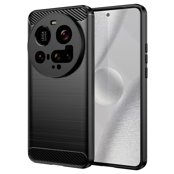 Чoхол до Xiaomi 15 Ultra, Carbon, чорний