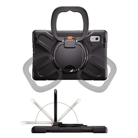 Бронеобкладинка для Lenovo Tab M9 TB-310FU (2023), що обертається на 360, чорна