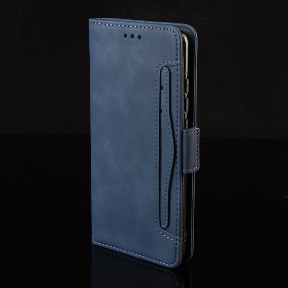 Откидной чехол для Samsung Galaxy S25 FE, Card Slot, темно-синий