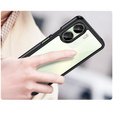 Чехол до Xiaomi Redmi 13C / Poco C65, Fusion Hybrid, прозрачный / черный