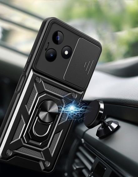 Чохол NOX Camera Slide Realme C63, CamShield Slide, чорний