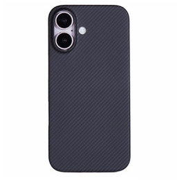 Чехол для iPhone 16 Plus, Aramid Fiber Cover, чёрный