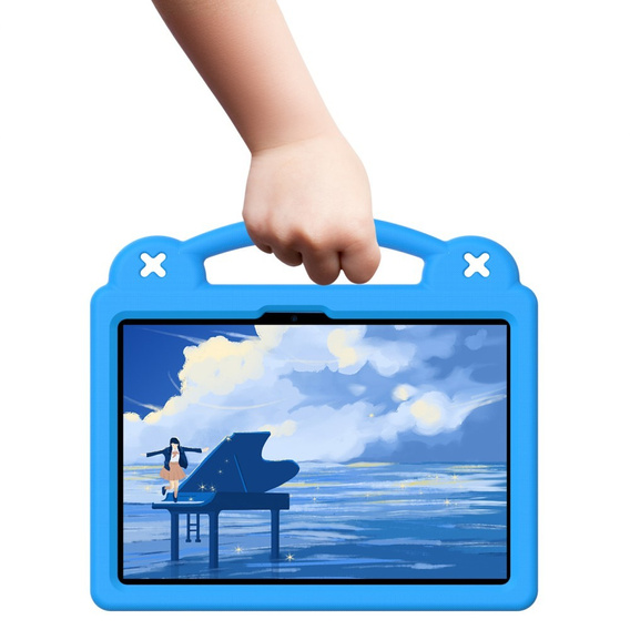 Детский чехол для Xiaomi Pad 7 / 7 Pro, Cute Patterns, с подставкой, синий