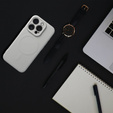 ERBORD Чехол Silicone Mag Cover для iPhone 15 Pro Max, титаново-серый