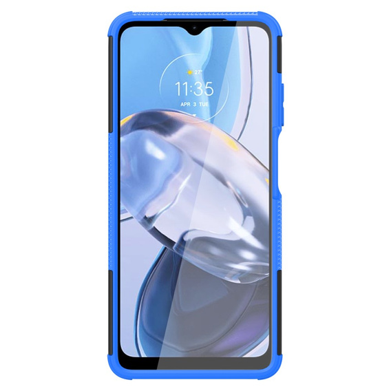 Чoхол до Motorola Moto E22 / E22i, Tire Armor, чорний / синій