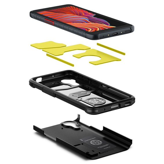 Чoхол Spigen до Samsung Galaxy Xcover 5, Tough Armor, чорний