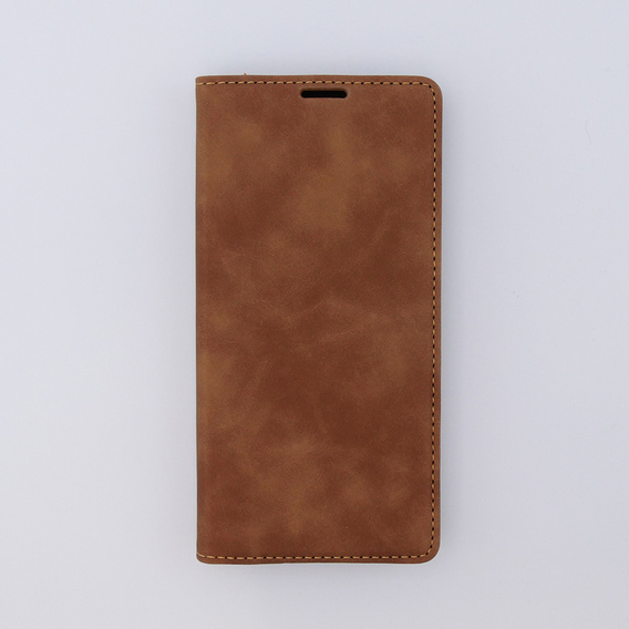 Чохол для Xiaomi Redmi Note 12 5G / Poco X5 5G, ERBORD Vintage, гаманець з клапаном, коричневий