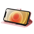 Откидной чехол для Oppo Reno5 Z / A94 / A95 5G, Mandala, розовый rose gold