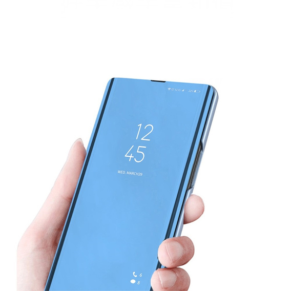 Чехол до Xiaomi Redmi Note 13 Pro+, Clear View, синий