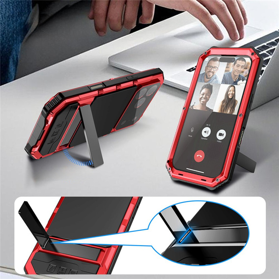 Бронированный чехол с подставкой R-JUST для iPhone 17 Pro