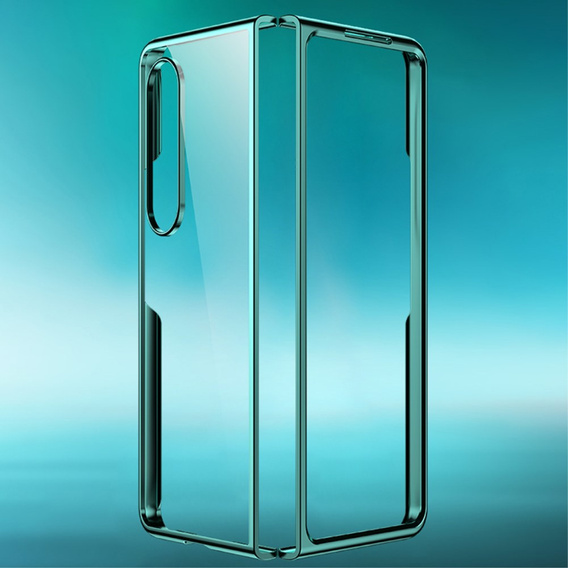 Чехол Electroplating Frame для Samsung Galaxy Z Fold 4 5G, Green