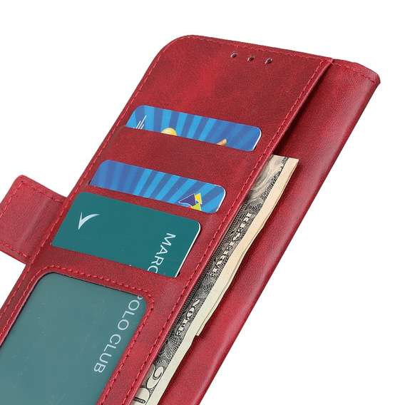 Чохол-книжка для Motorola Moto G53 5G / G13 / G23, Wallet, червоний