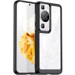 Чoхол до Huawei P60 / P60 Pro, Fusion Hybrid, прозорий / чорний