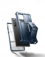 Броньований чохол для Samsung Galaxy S22 Ultra, Dexnor Full Body, темно-синій