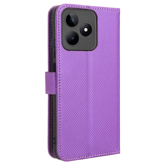 Чохол-книжка для Realme Note 50, Wallet Smart Magnet, фіолетовий