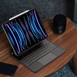 Чохол + клавіатура iPad Pro 12.9" 2022/2021/2020 (6/5/4 gen.), Dux Ducis Keyboard TouchPad, чорний