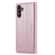 Флип-кейс CASEME для Samsung Galaxy A14 5G, Waxy Textured, розовый
