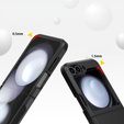 Броньований чохол для Samsung Galaxy Z Flip7 FE / Z Flip6, Armor Shockproof, чорний