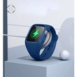 Ремінець + чохол Suritch для Apple Watch 4/5/6/7/8/SE 44/45mm, синій