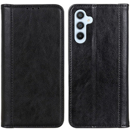 Чехол до Samsung Galaxy M34, Wallet Litchi Leather, чёрный