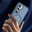 Чехол с рамкой для Samsung Galaxy S23 FE, для MagSafe, синий