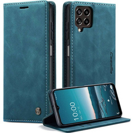 Чехол CASEME для Samsung Galaxy M33 5G, Leather Wallet Case, синий