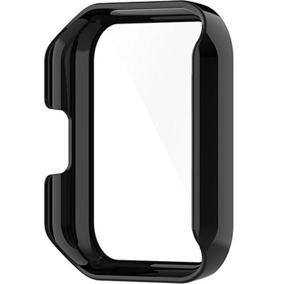 Силиконовый футляр со встроенным защитным стеклом до Huawei Watch Fit 2, Black
