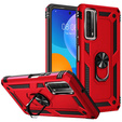 Бронированный Чехол до Huawei P Smart 2021, Nox Case Ring, красный