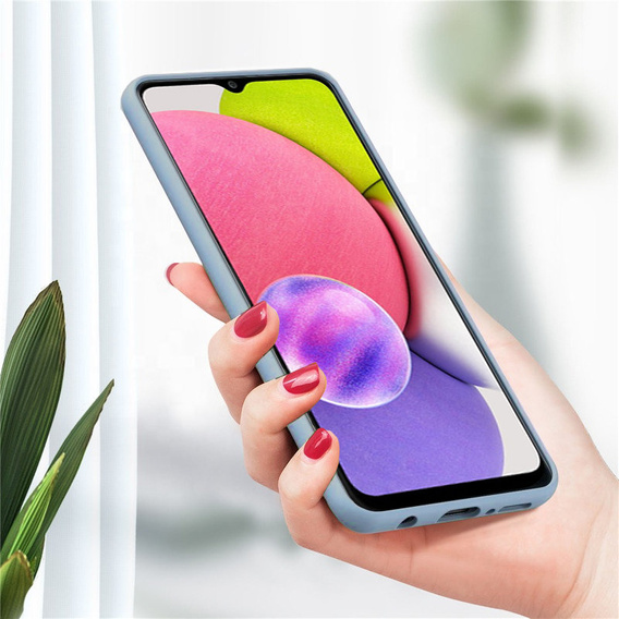 Чoхол до Samsung Galaxy A03S, Silicone Lite, м'яти
