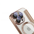 Откидной чехол для iPhone 16 Pro Max, RFID Wallet MagSafe CamShield, золотой