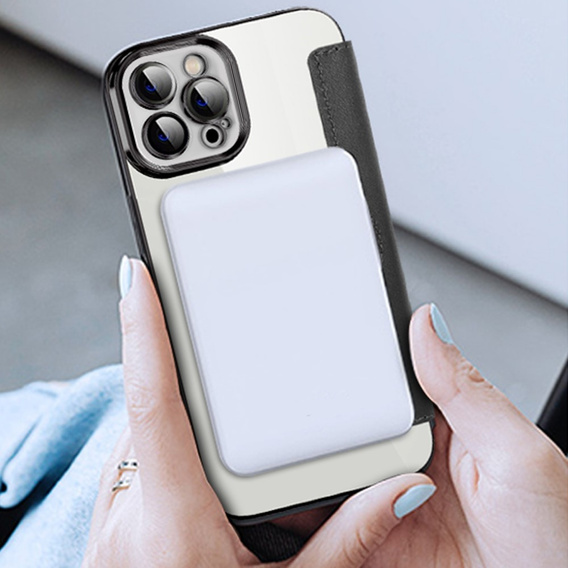 Откидной чехол для iPhone 11 Pro Max, RFID Wallet MagSafe CamShield, чёрный