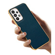 Чехол до Samsung Galaxy A13 4G, Cowhide Leather, зелёный