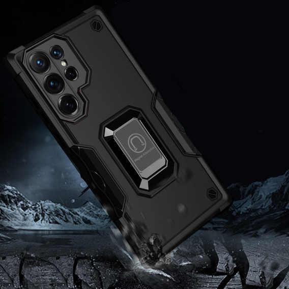 Чoхол до Samsung Galaxy S22 Ultra 5G, Dual-Layer Armor, чорний