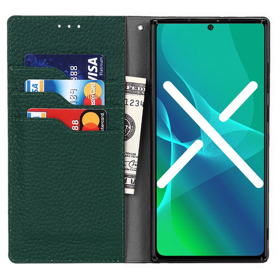 Шкіряний чохол для iPhone 11, ERBORD Grain Leather, зелений