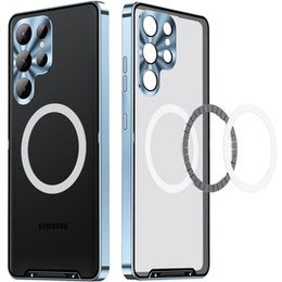 Защитный чехол для камеры Samsung Galaxy S23 Ultra, CamShield MagSafe, прозрачный / синий