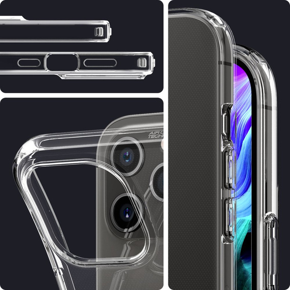 Чехол Spigen до iPhone 12/12 Pro, Liquid Crystal, прозрачный