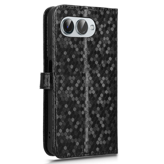 Чохол-фліп для T Phone 3 5G, Wallet Rhombus, чорний